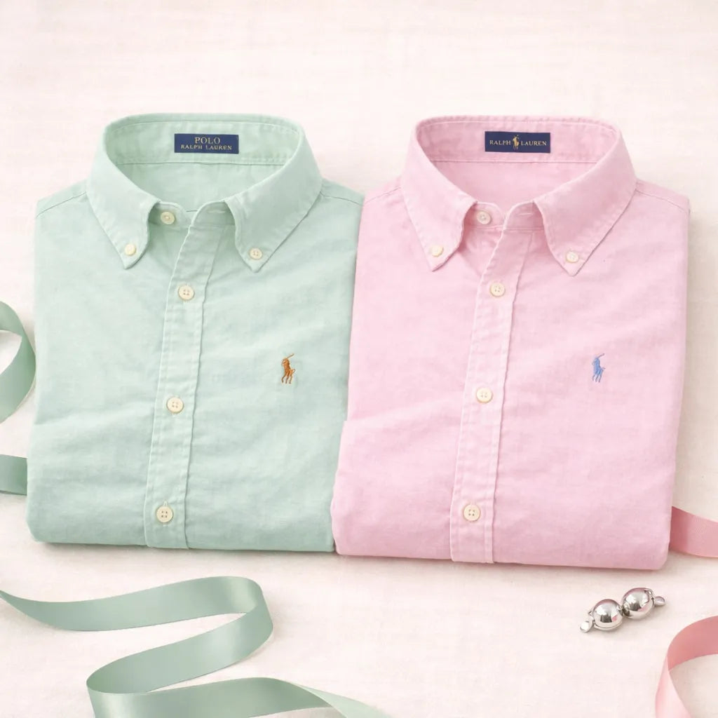 Men RL POLO Premium Oxford Shirts Buy 1 Get 1 Free All India Cod