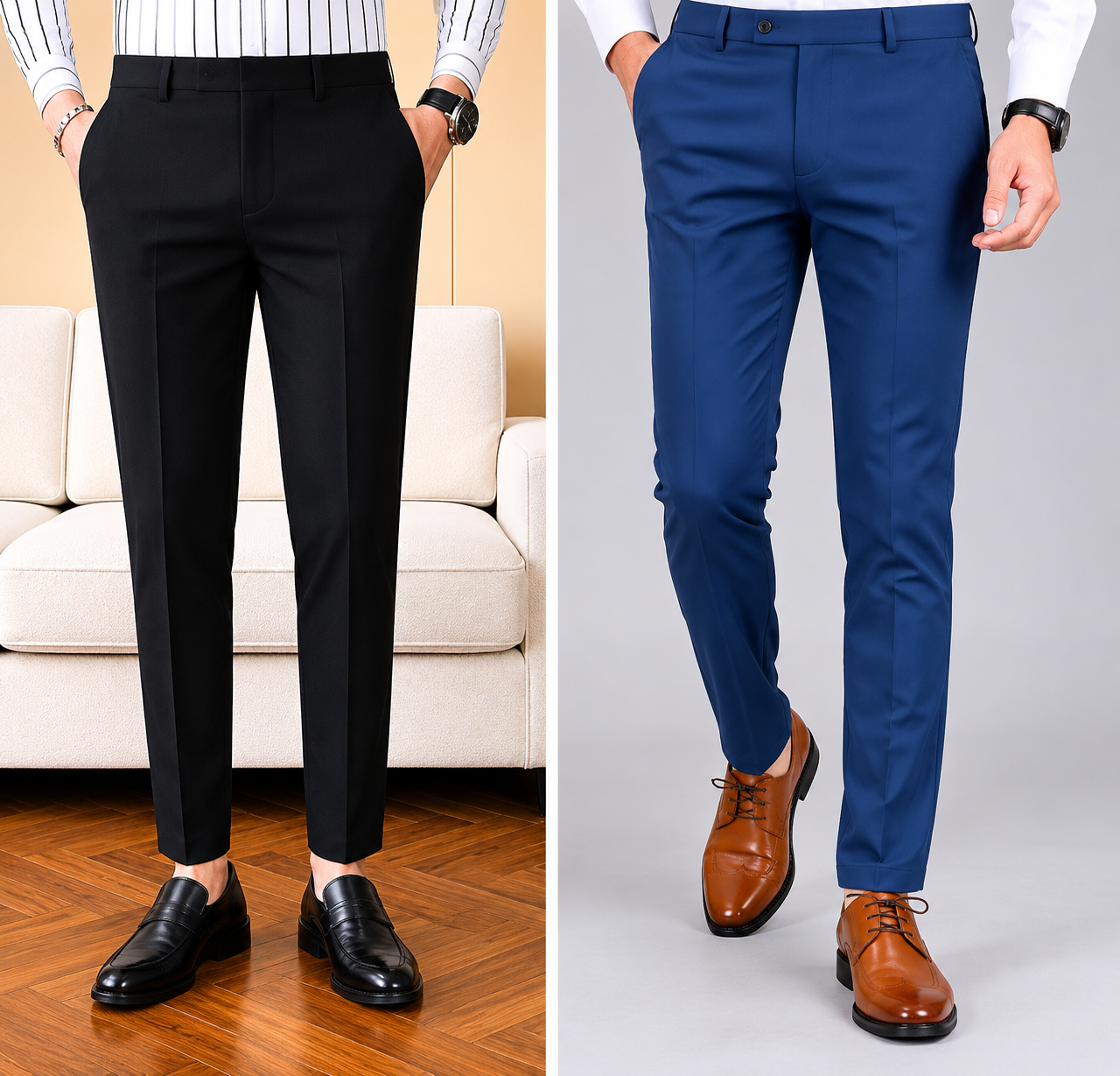 Formal Pent For Men (Pack Of 2)