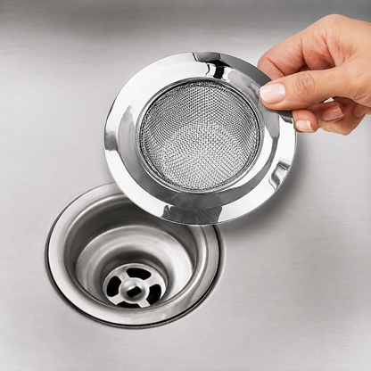 Stainless Steel Kitchen Sink Drain Strainer | Anti-Clog Sink Drain Filter Basket Hair & Food Catcher