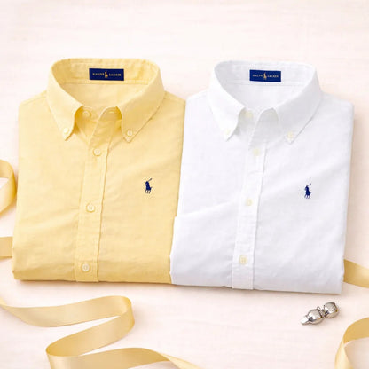 Men RL POLO Premium Oxford Shirts Buy 1 Get 1 Free All India Cod