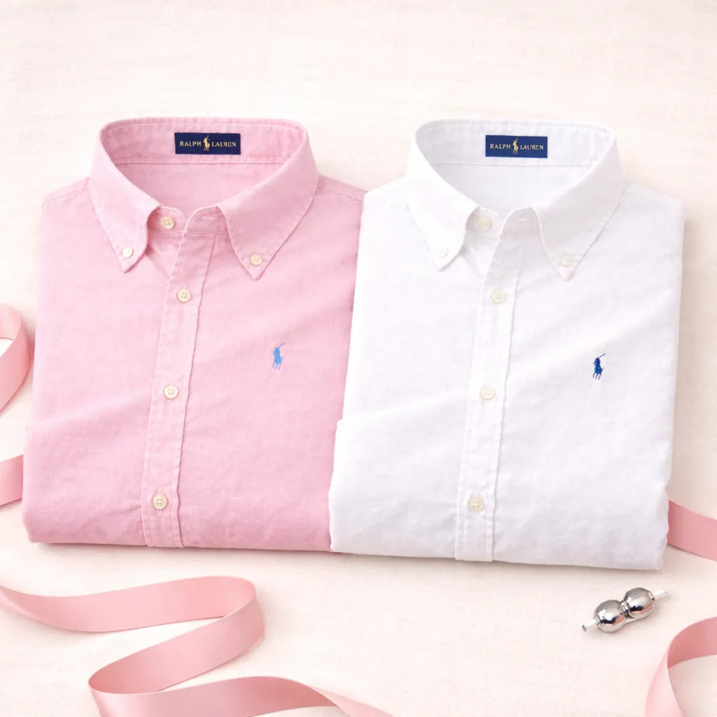 Men RL POLO Premium Oxford Shirts Buy 1 Get 1 Free All India Cod