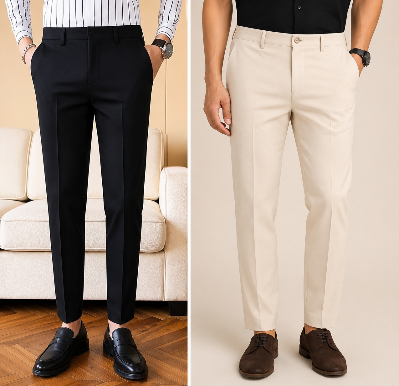 Formal Pent For Men (Pack Of 2)