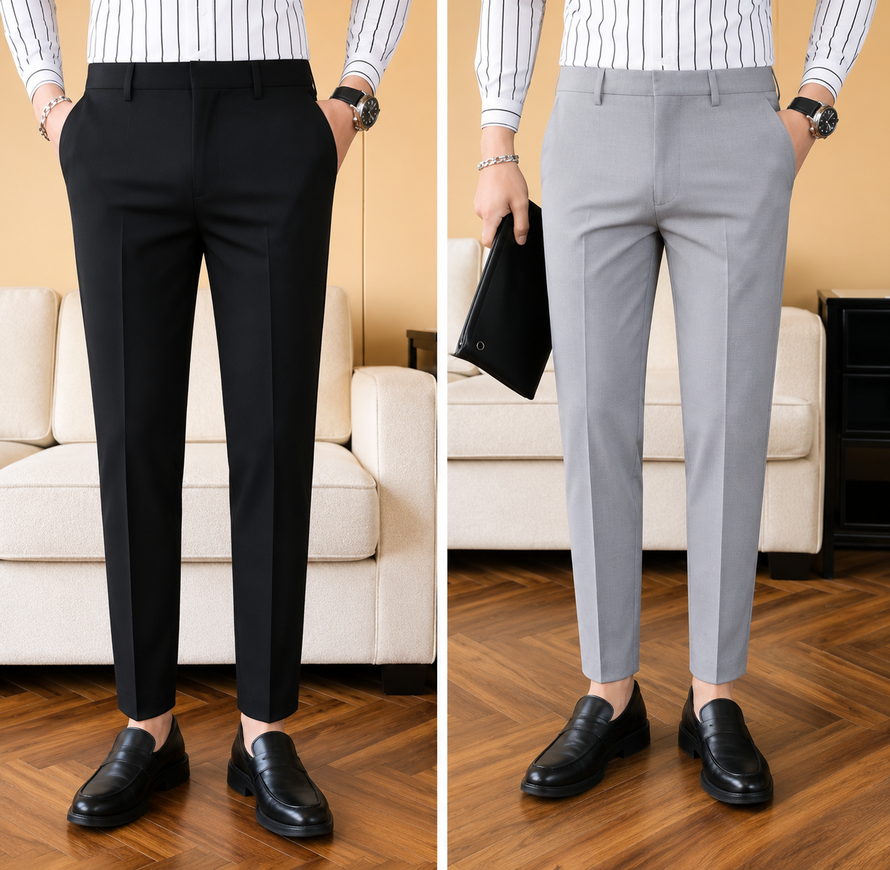 Formal Pent For Men (Pack Of 2)