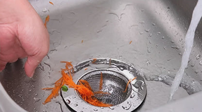 Stainless Steel Kitchen Sink Drain Strainer | Anti-Clog Sink Drain Filter Basket Hair & Food Catcher